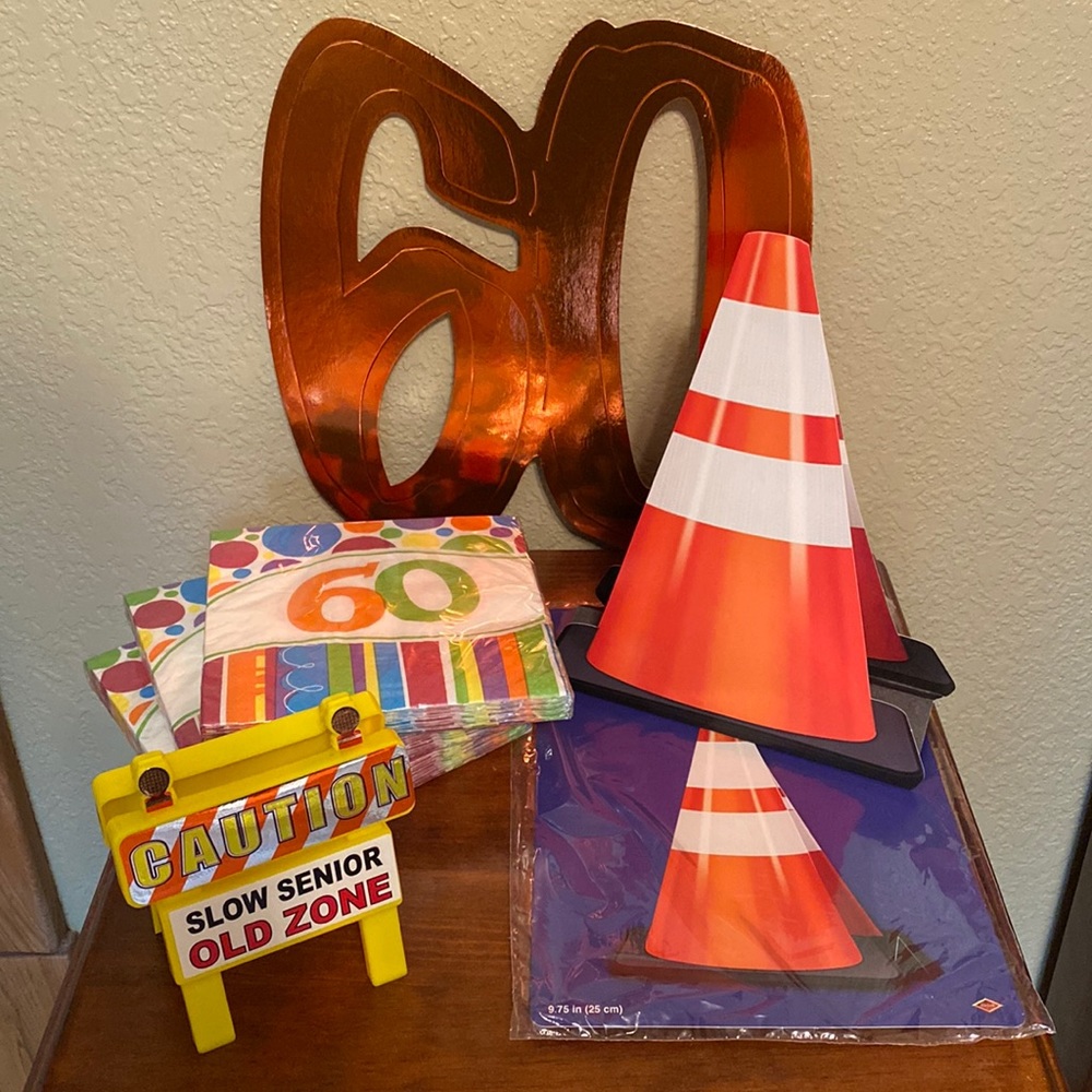 Happy Birthday Decor, 60th